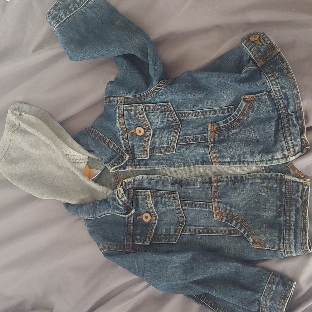 Gymboree 2t-3t Jean jacket with hood